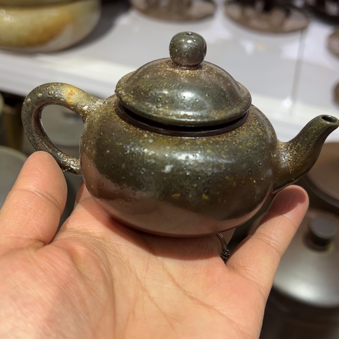 贵台龙窑柴烧茶壶06