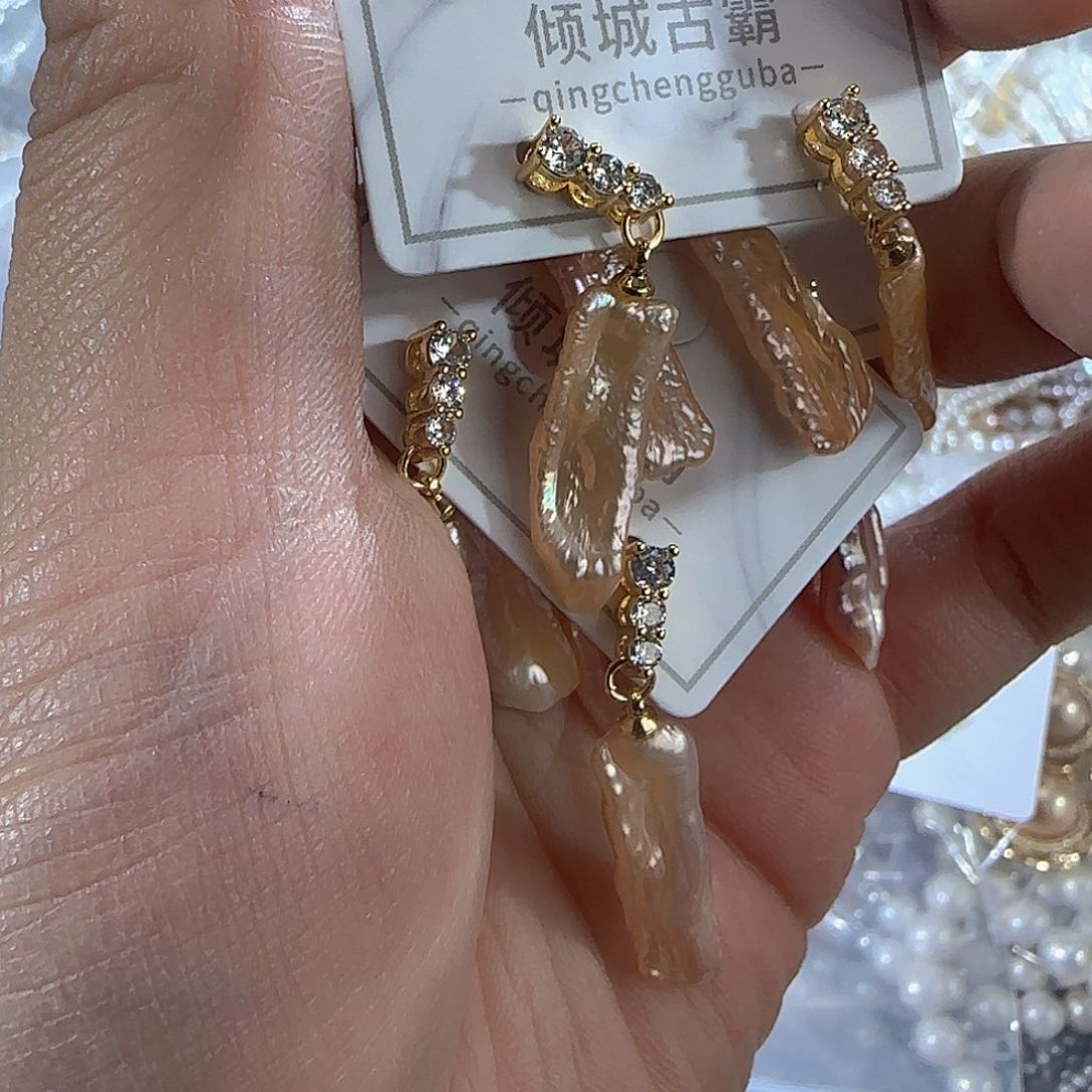 银S925镶嵌项链定制274淡水珍珠