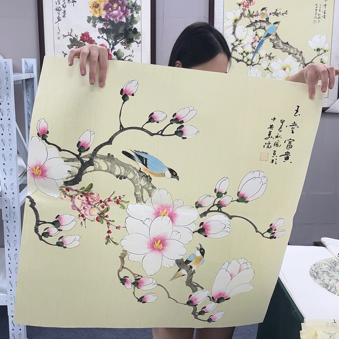 国画宣纸国画纯手绘作品