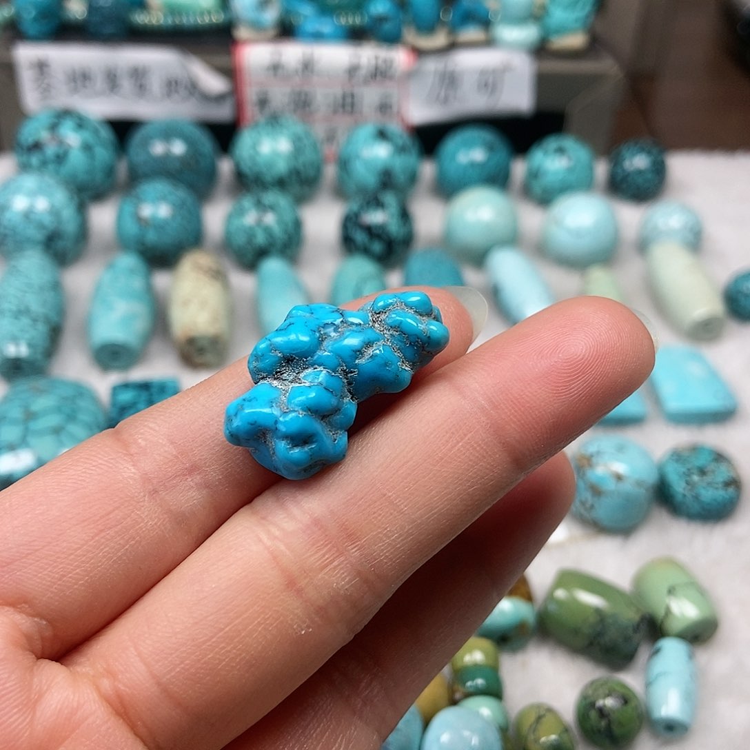 绿松石未镶嵌珠宝半成品1****8