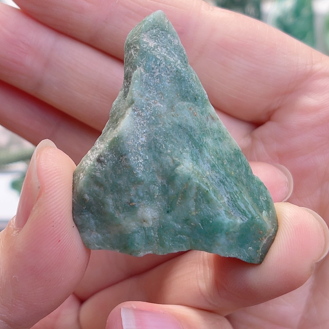 独山玉鱼缸石未镶嵌原石毛料废料练手料