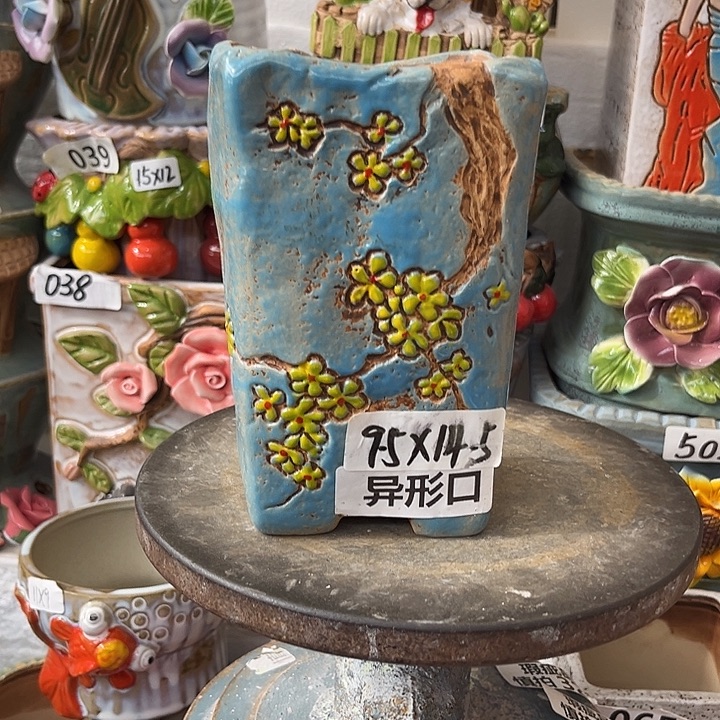 粗陶材质多肉花盆