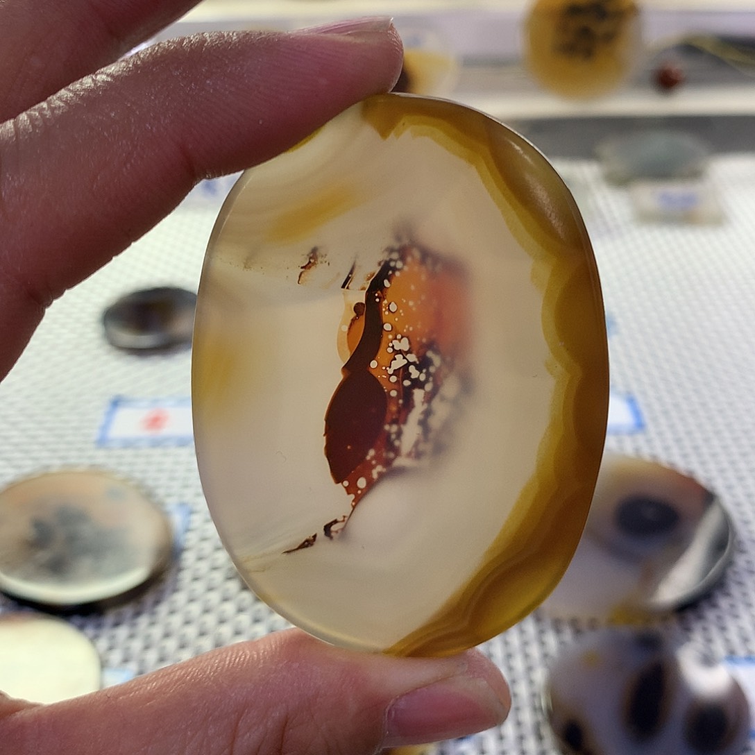 玛瑙/玉髓未镶嵌吊坠(不含链)
