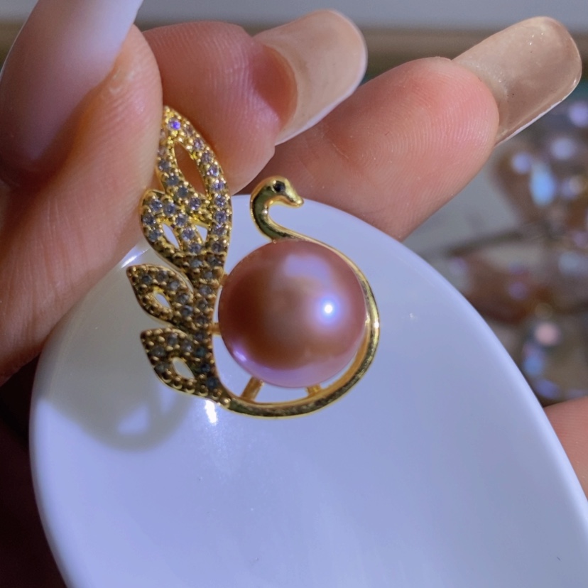 【闪购商品】淡水珍珠天然珍珠（微瑕）合金