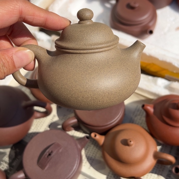 紫砂茶壶清段容天180c c