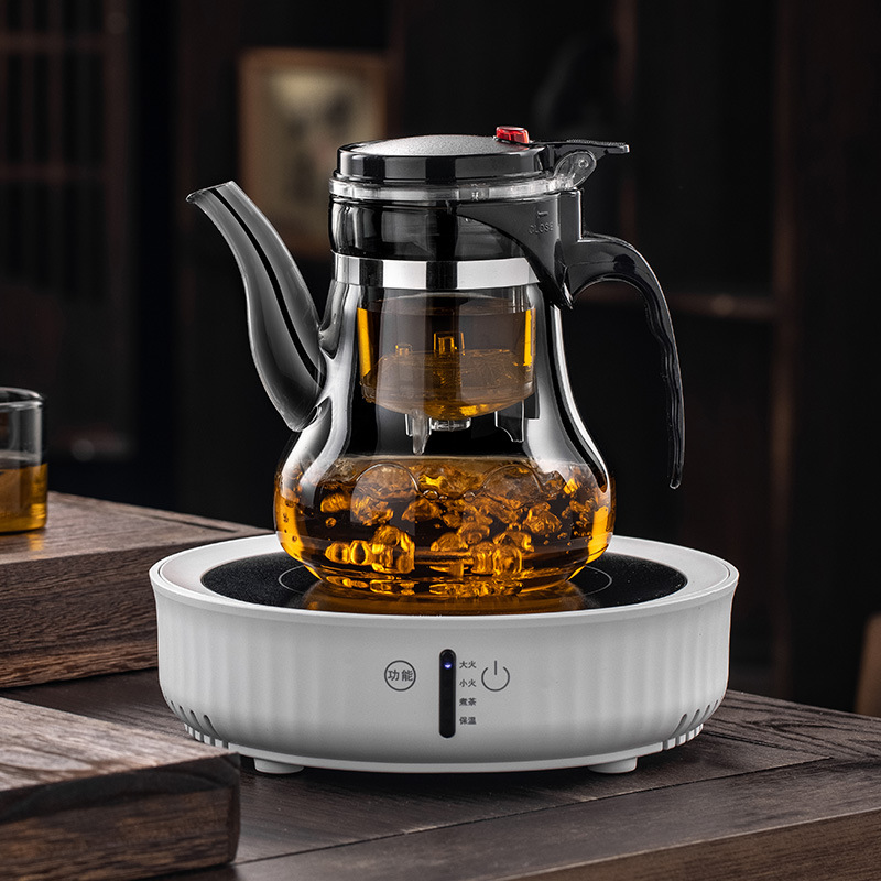 长嘴茶壶泡茶杯家用茶具茶水分离滤茶冲泡茶器玻璃飘逸杯泡茶壶水