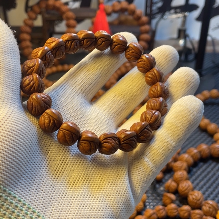 桃木秦岭野生龙纹桃核