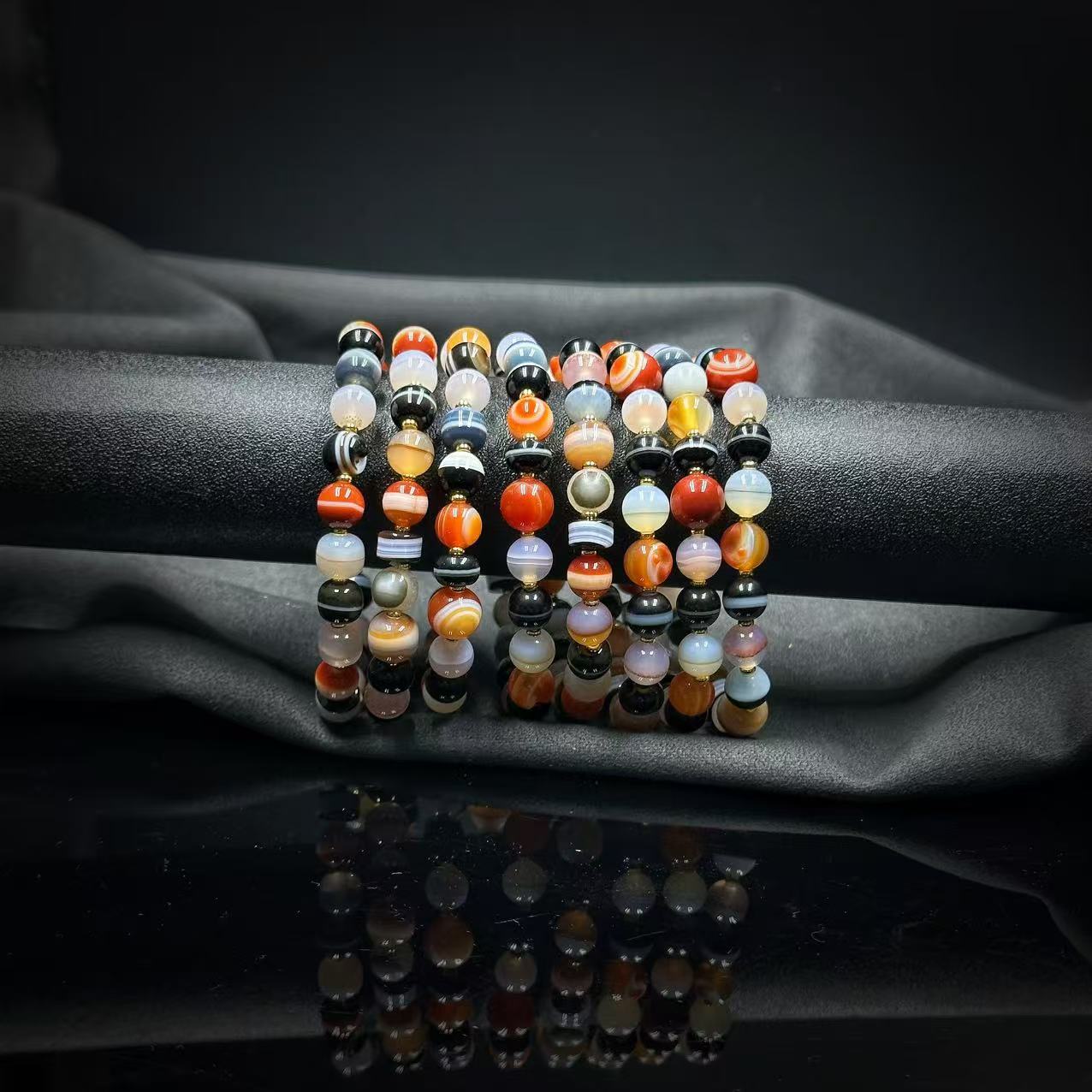 【缪老师严选】SJ098911 冈仁波齐/彩药师玛瑙手链 多样性发其一