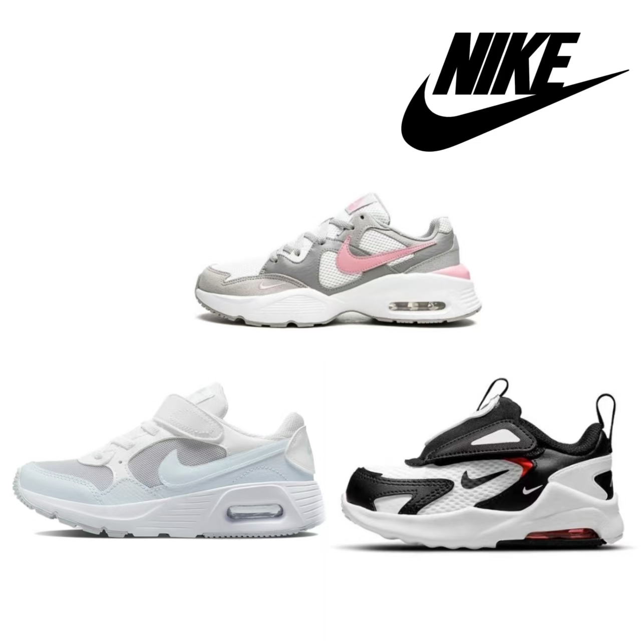 正品NIKE耐克鞋新款男女运动鞋气垫鞋减震耐磨透气跑鞋中小童合集