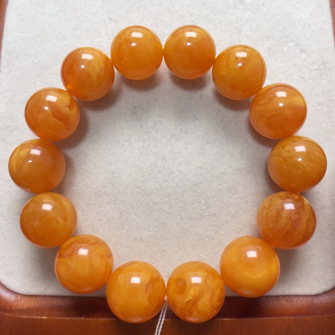 蜜蜡未镶嵌手串蜜蜡