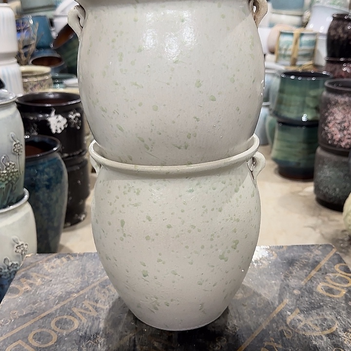 高度21口18 粗陶花盆