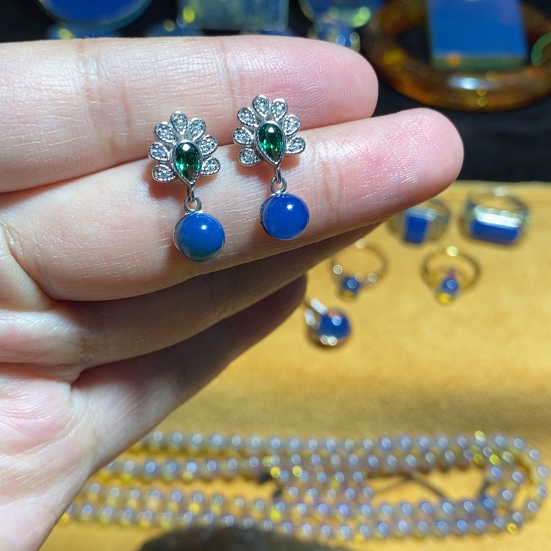 琥珀未镶嵌裸石多米尼加蓝珀