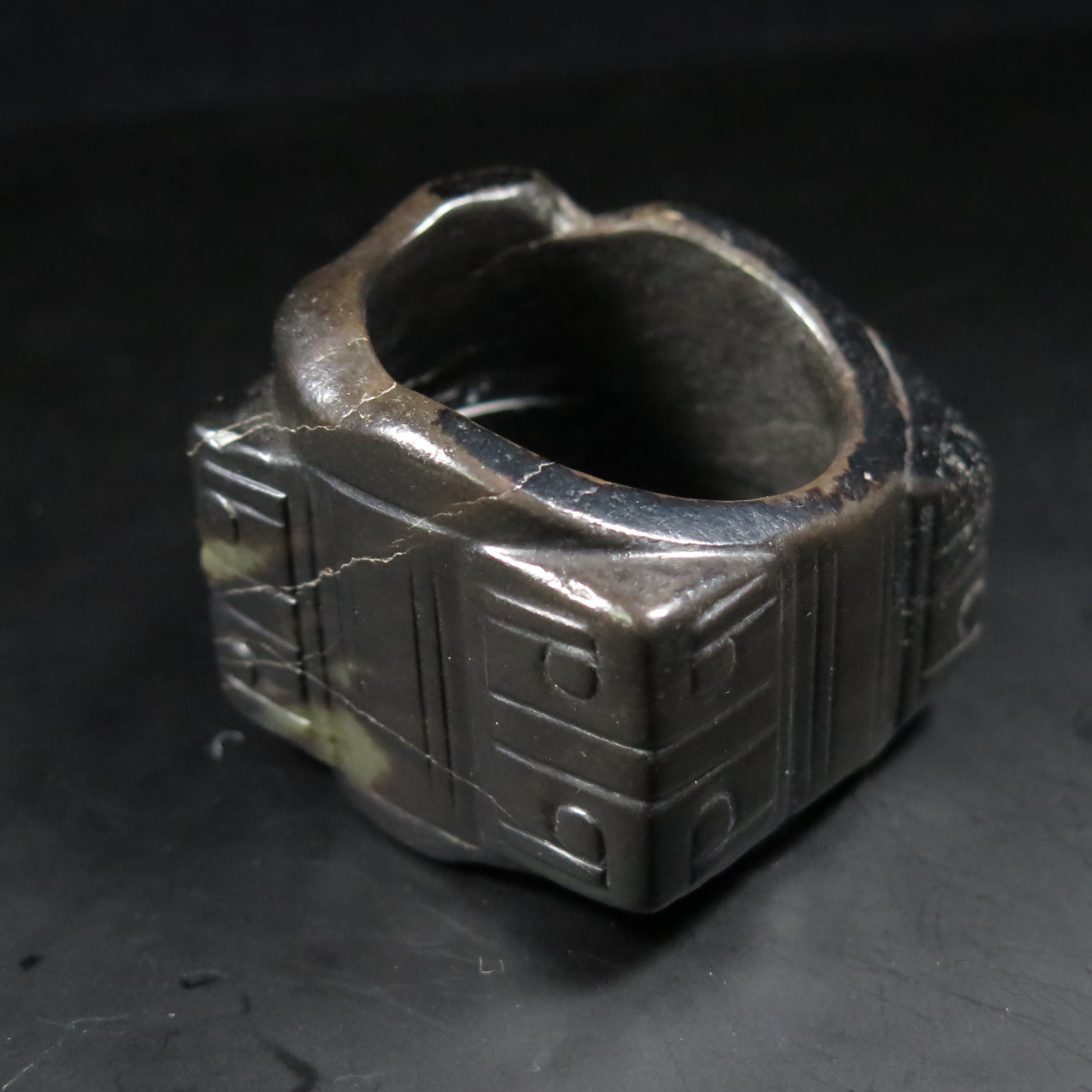 明代玉琮/HY568261/和田玉/槐荫山房