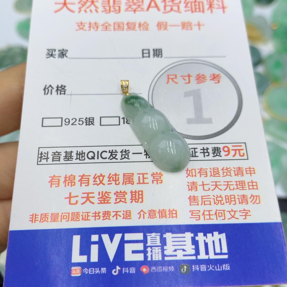 翡翠颈饰未镶嵌翡翠