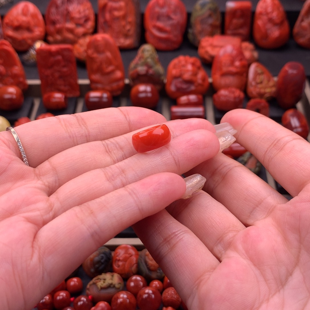 南红玛瑙南红川料跑环8.4mm未镶嵌