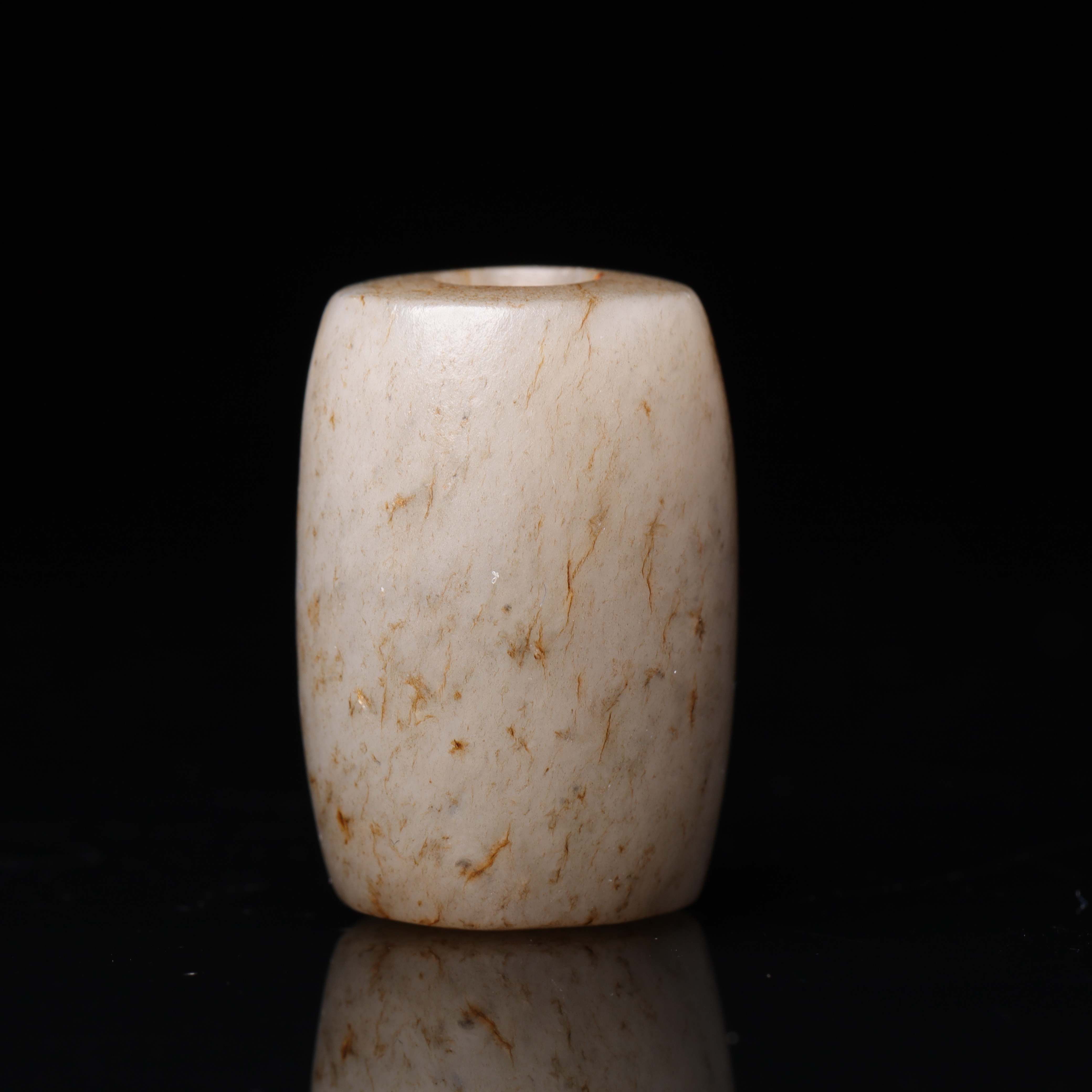 明代和田玉素珠饰件-LM