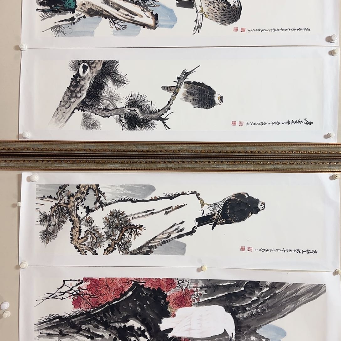 国画艺术家的作品