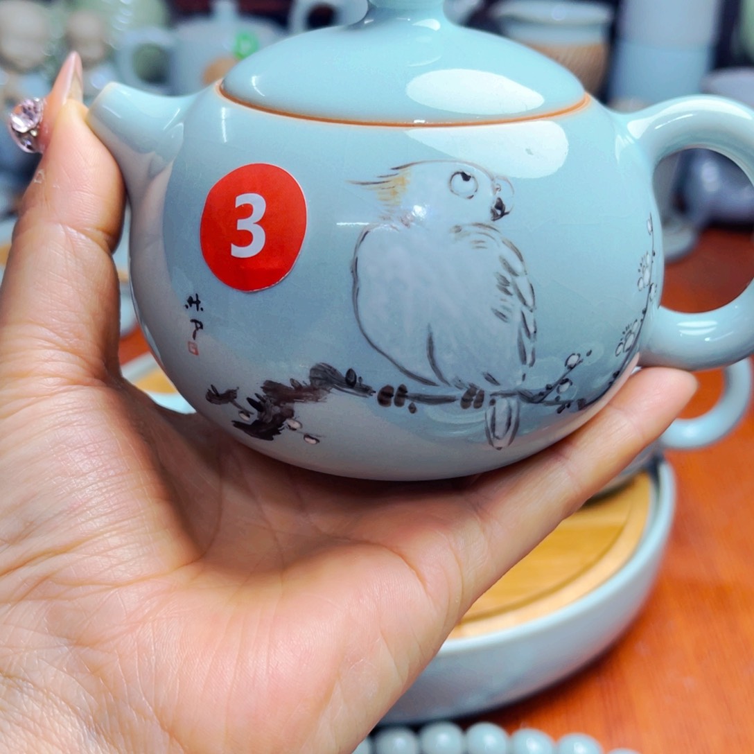 【闪购商品】汝瓷原产地，茶器摆件，正品大品牌