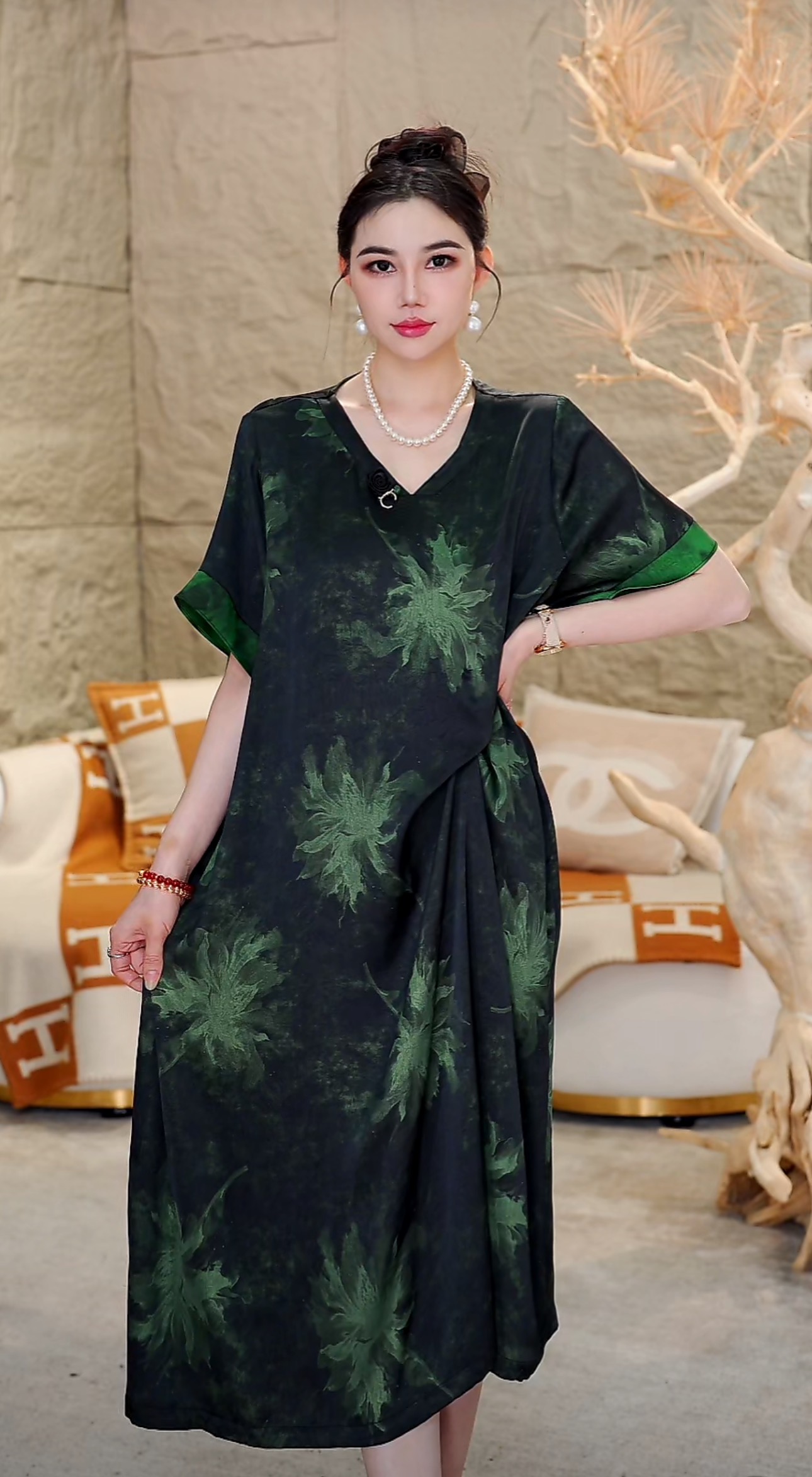 夏季新款丨海岛丨显瘦百搭显瘦精致微胖时尚大码女连衣裙-1121#