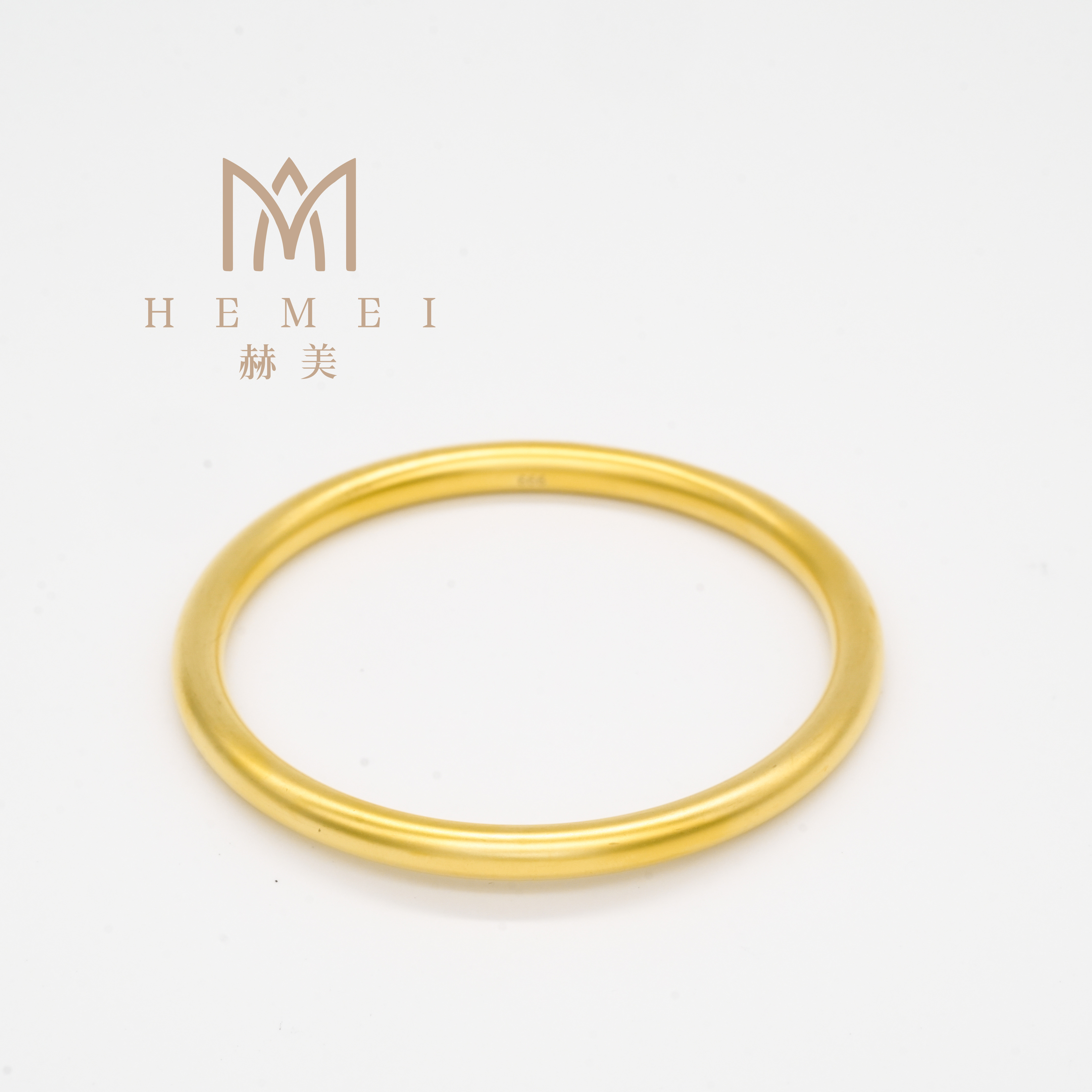 铜合金手镯 HEMEI/赫美轻奢 新号福利 5N素圈手镯镀K金