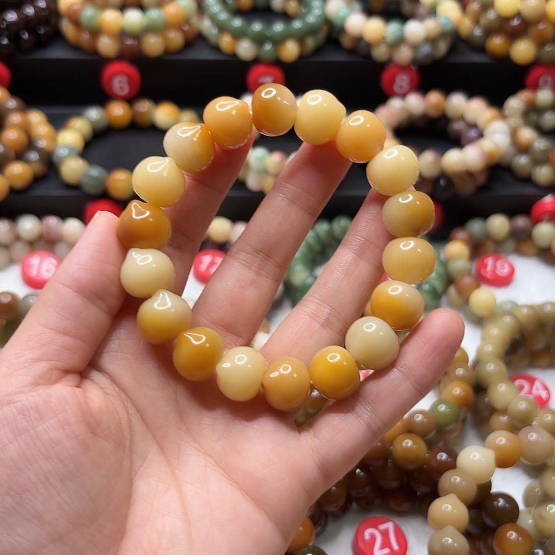 青***春菩提根/象牙果手串已加备用珠