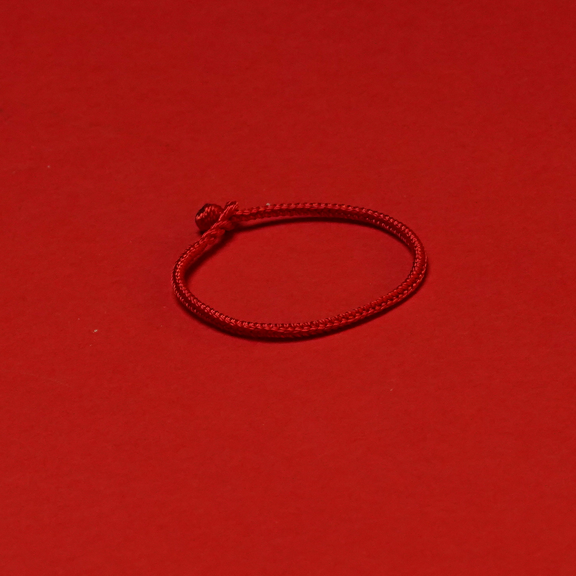 手工编织本命年红绳手链情侣百搭款红绳