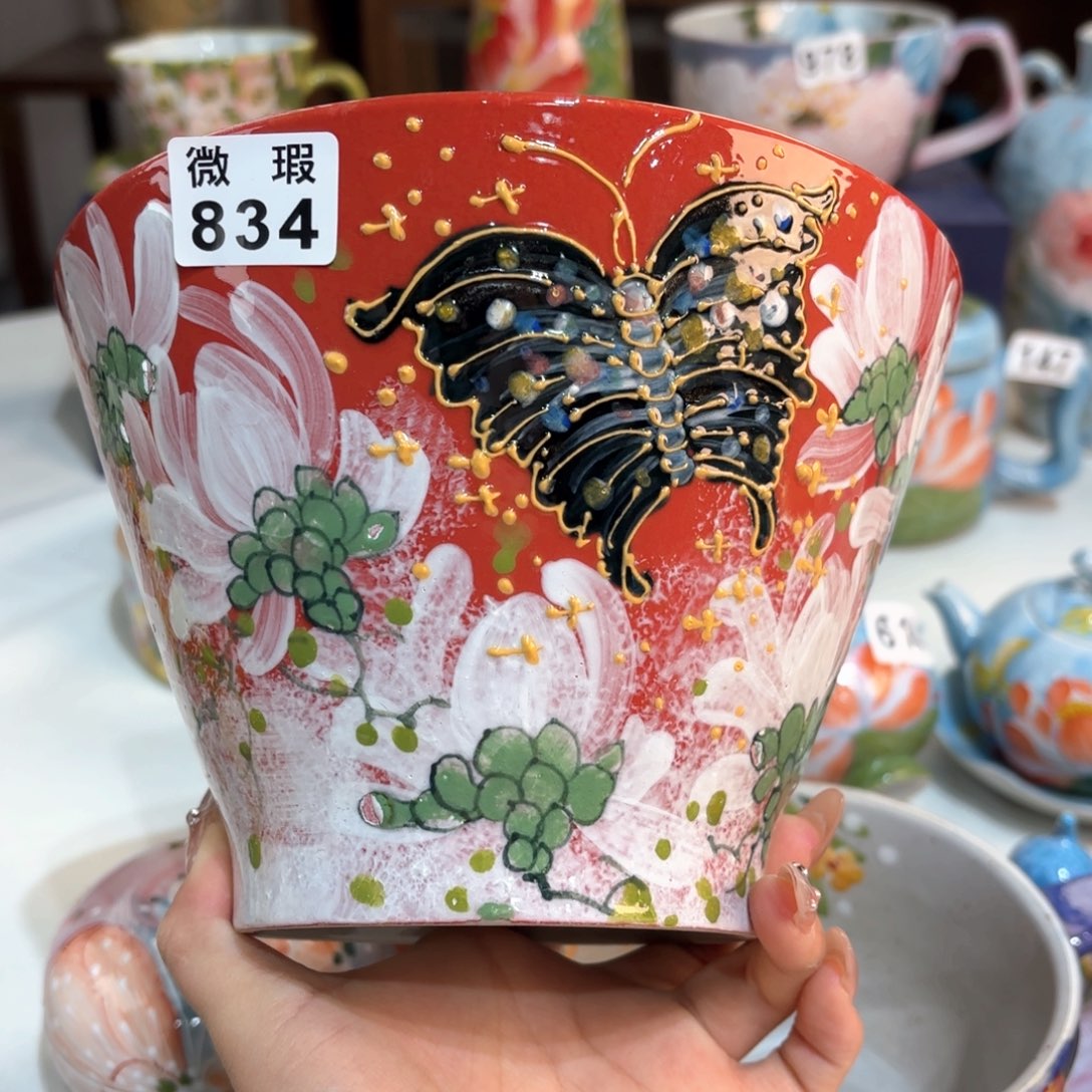 景德镇手绘高温釉下彩陶瓷茶具