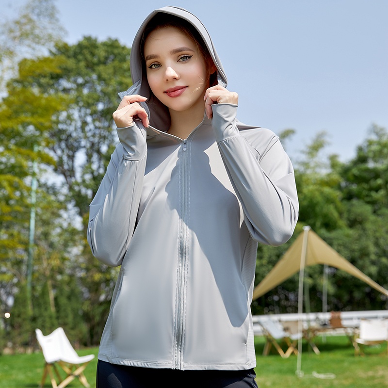 [工厂清仓B2]品牌断码微瑕锦纶防晒衣UPF200+男女可穿介意勿拍