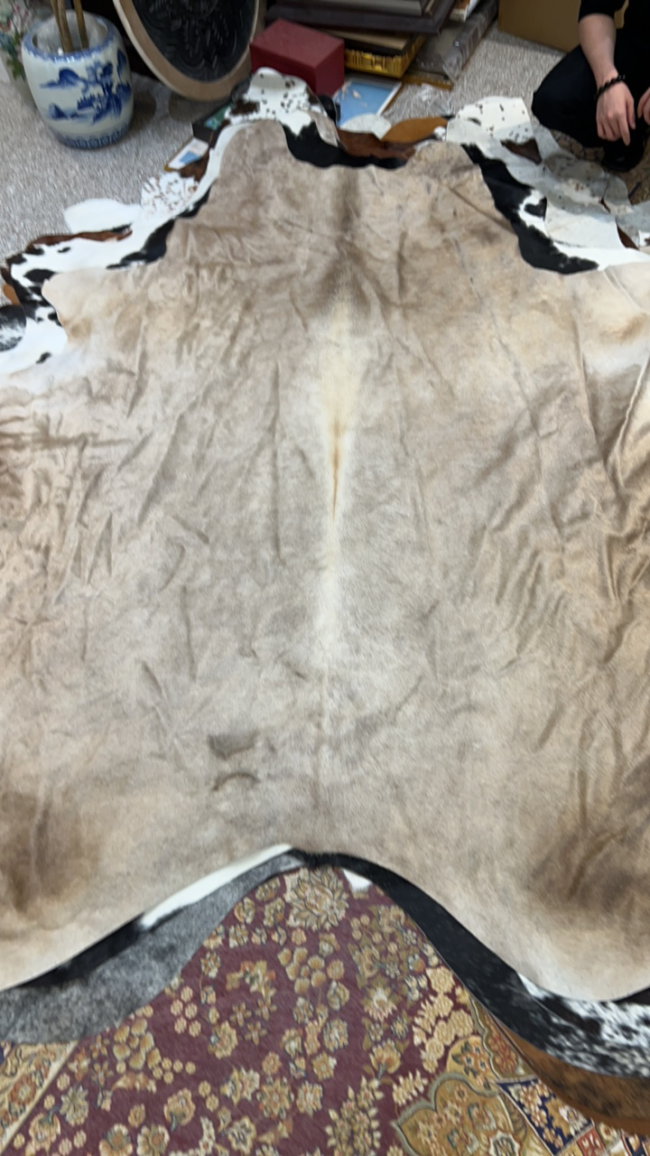 【本尼家】c94 250x210专拍牛皮地毯