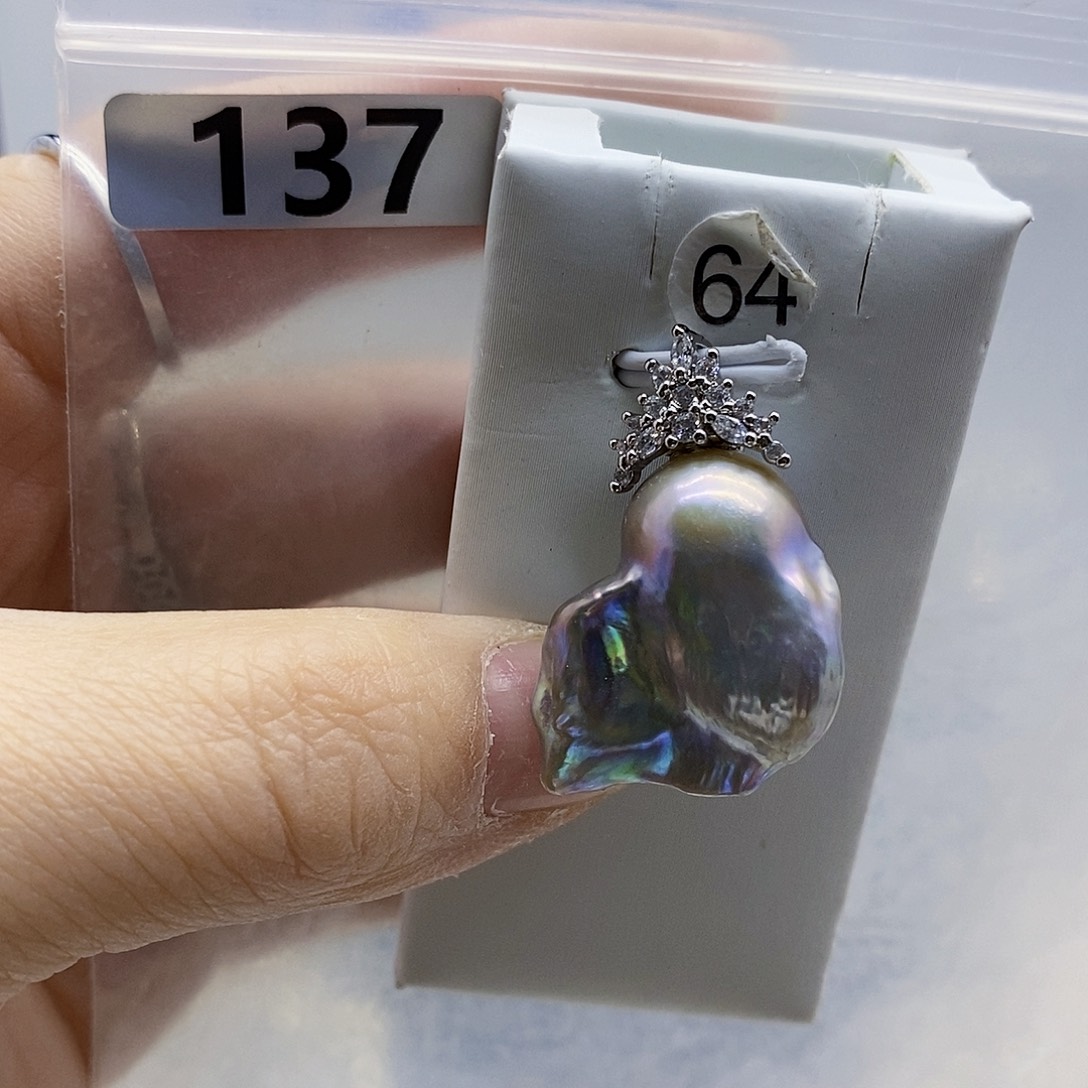 颈饰合金淡水珍珠