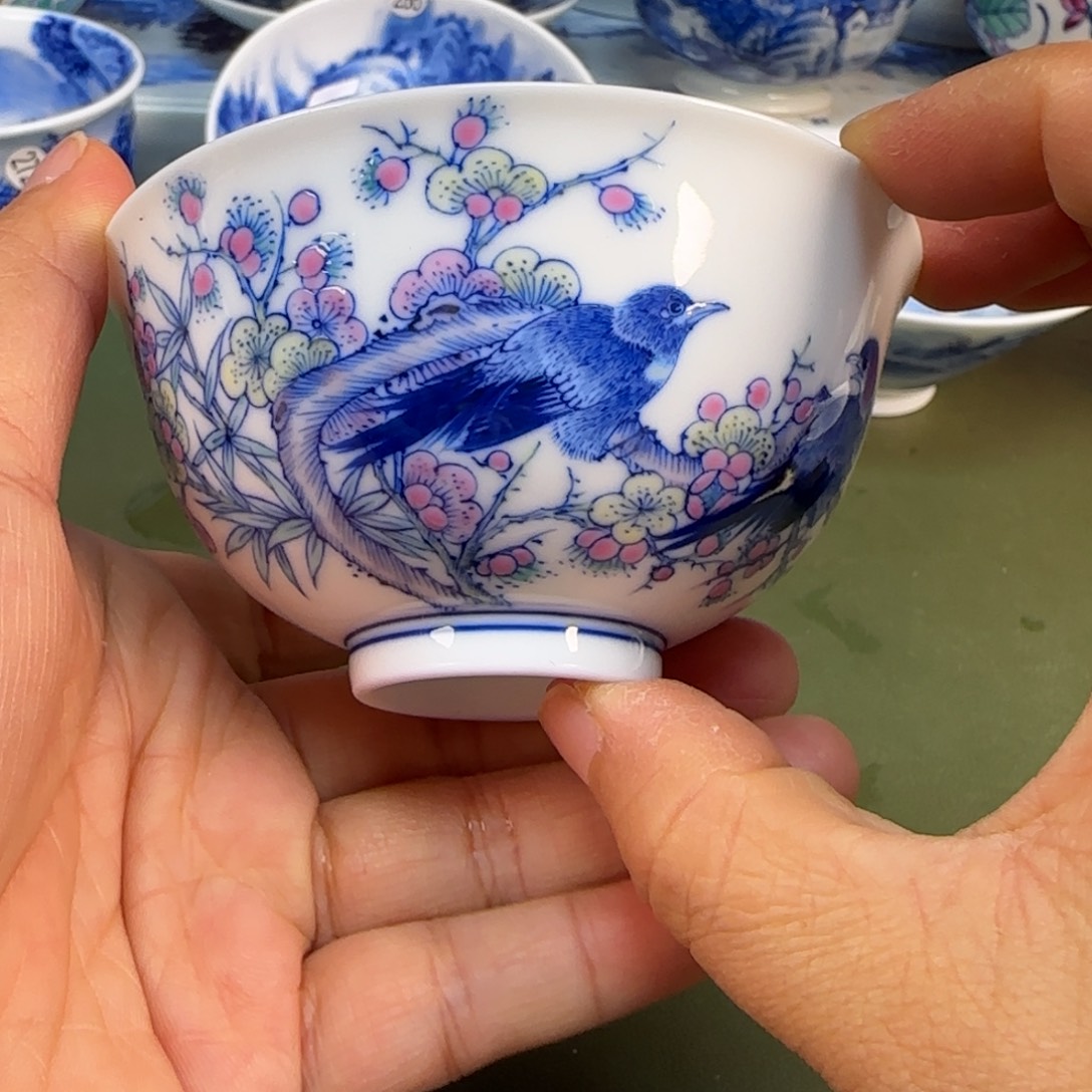 景德镇纯手绘茶具圆圆218