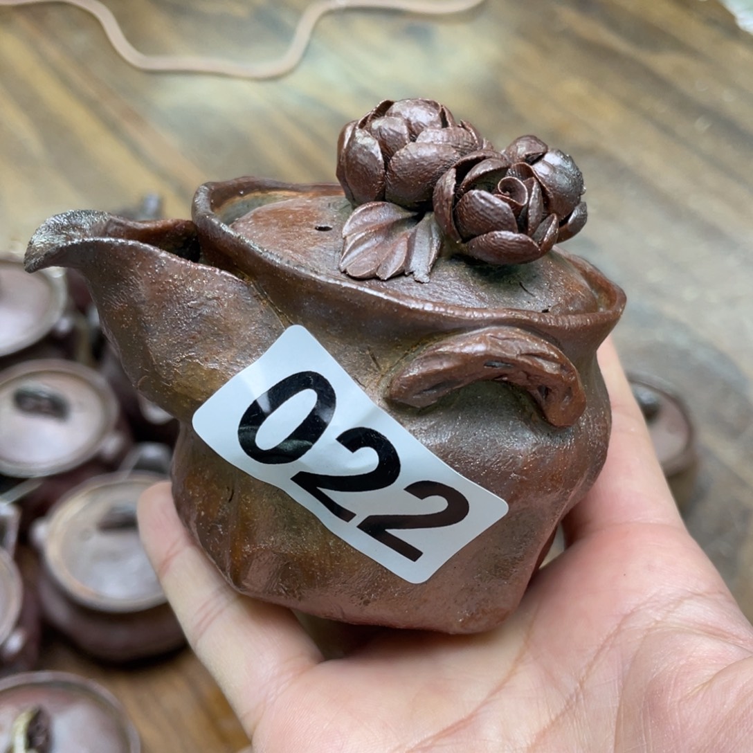陶纯手工柴烧茶壶茶具瑕