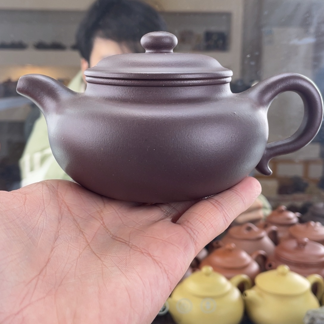 茶壶紫砂280cc老紫泥此处