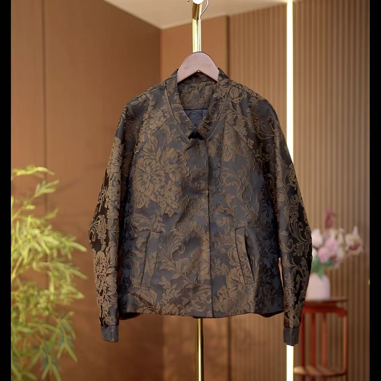 38山川-国风秋冬季加厚加棉新款长袖外套0812