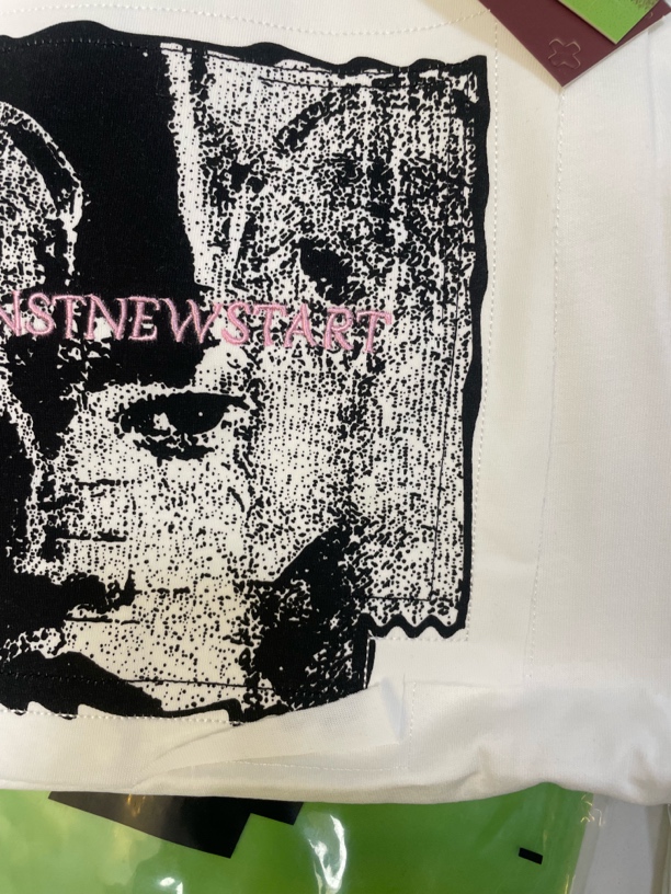 种子人物头像印花刺绣短袖