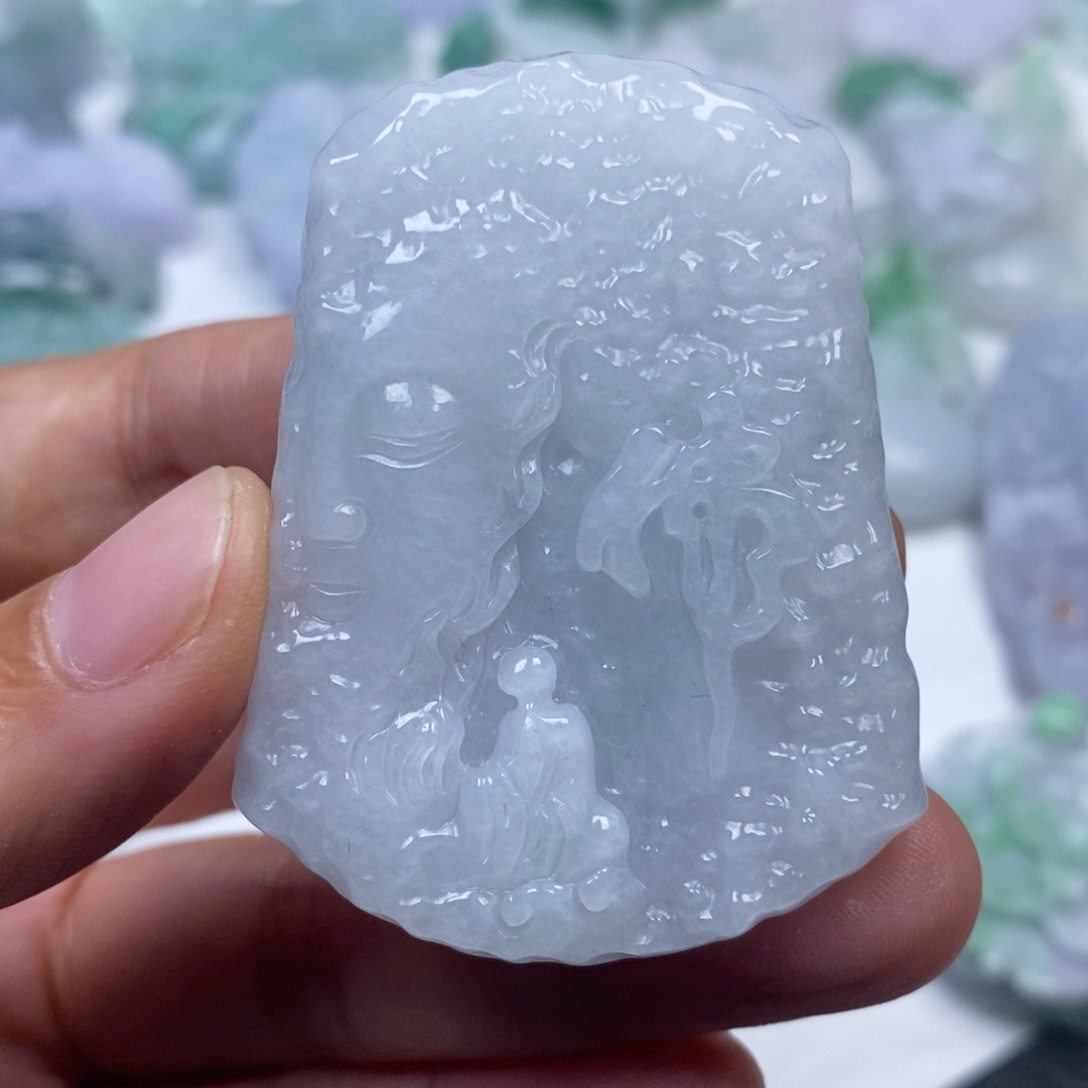 颈饰未镶嵌翡翠翡翠