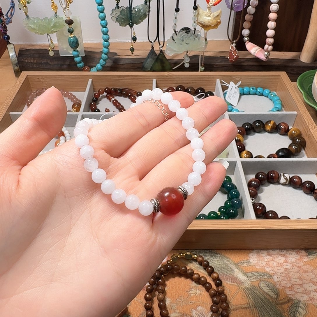 玛瑙/玉髓合金手链