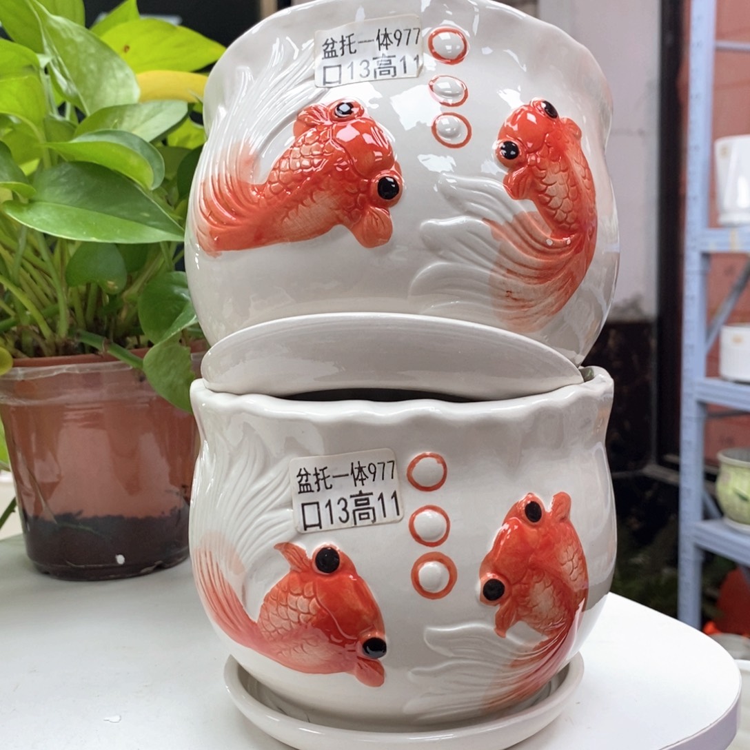 @夏西陶瓷花盆@@5977