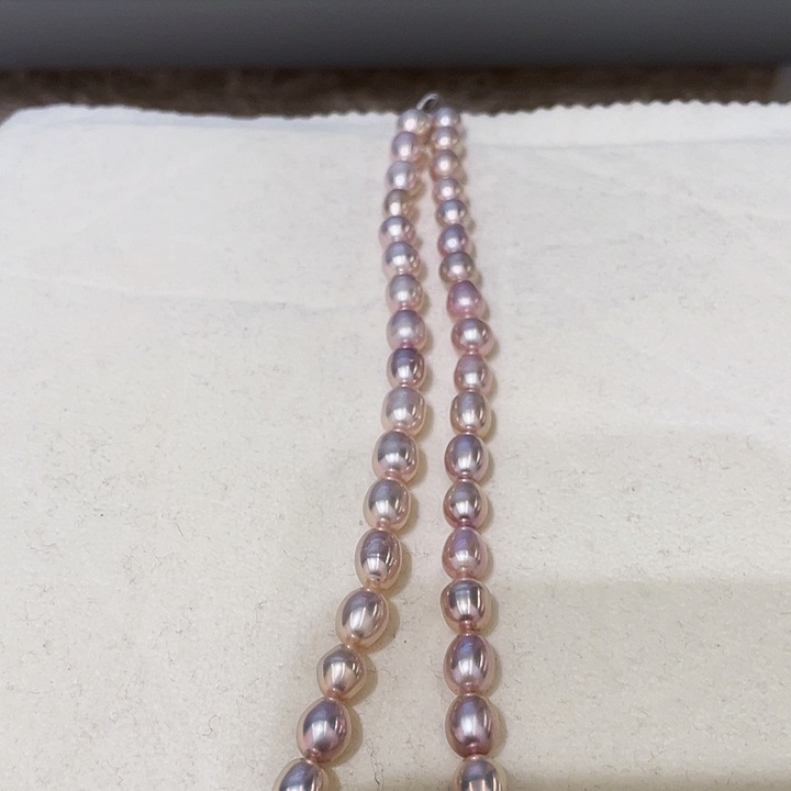 淡水珍珠颈饰银S925镶嵌