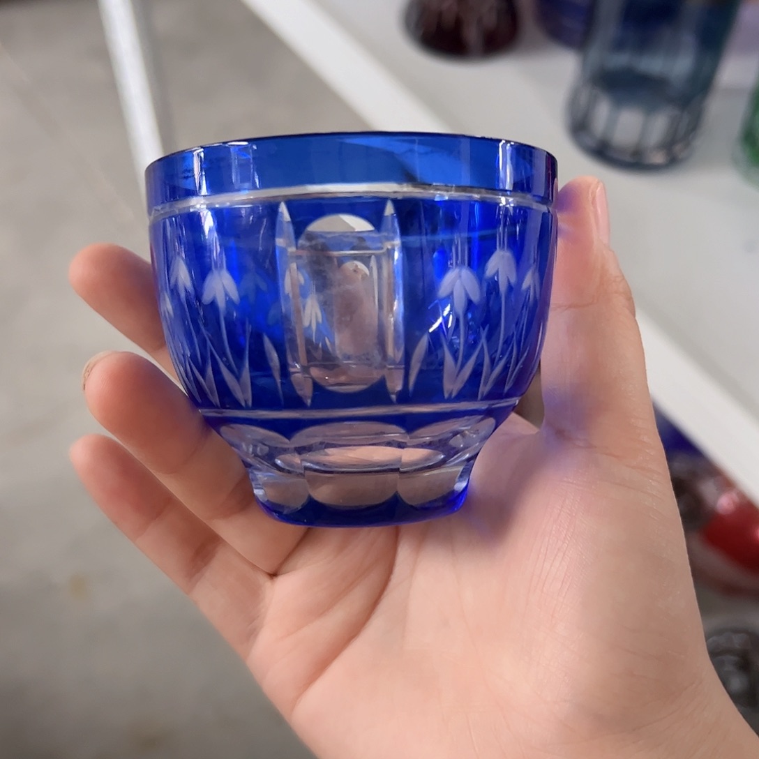 手柄款水晶玻璃如图一个