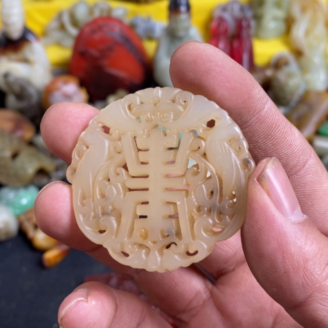 【闪购商品】和田玉（糖玉）颈饰未镶嵌