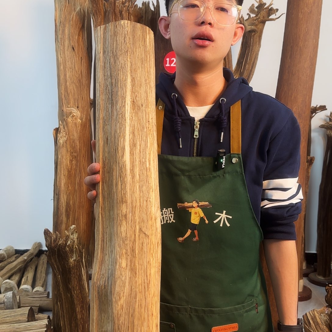 沉香摆件天然沉香原木摆件➕底座