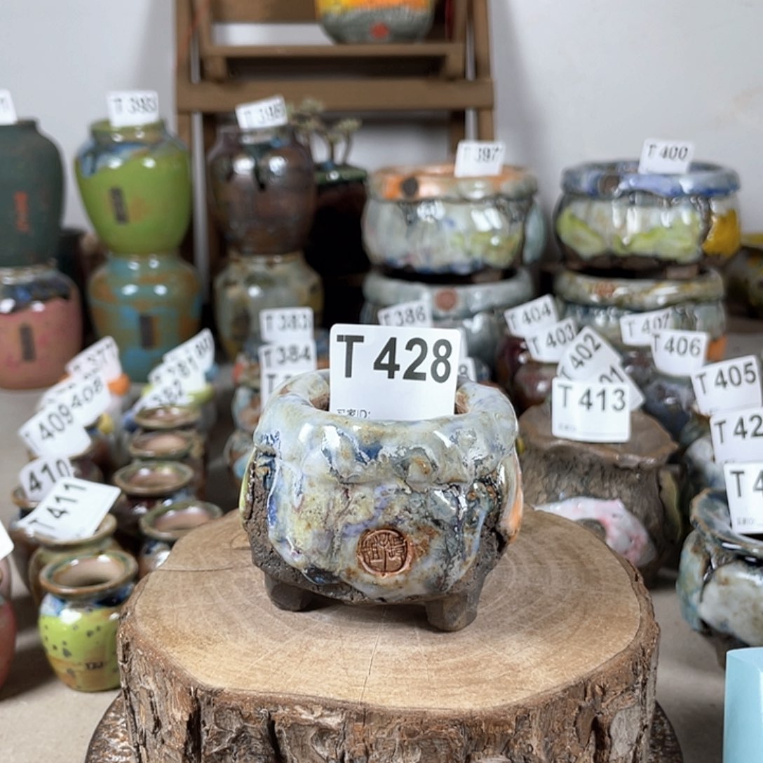 紫砂花盆晒*?陶瓷花盆