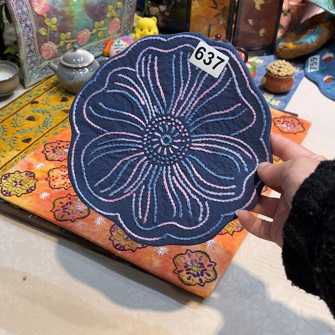 刺子绣壶垫美美价～～