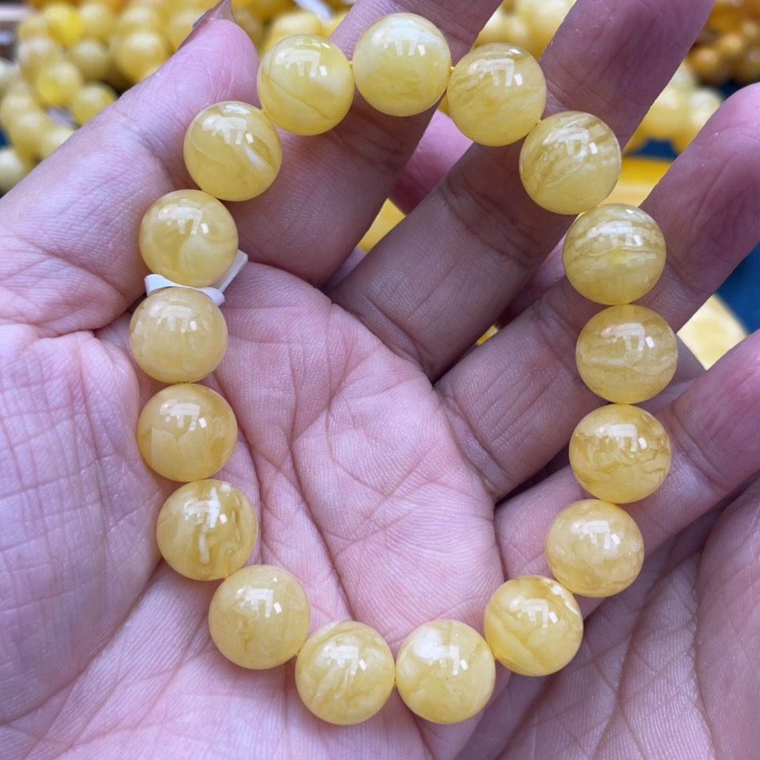 琥珀裸石未镶嵌琥珀蜜蜡12m m