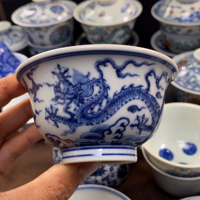 【闪购商品】景德镇青花主人杯