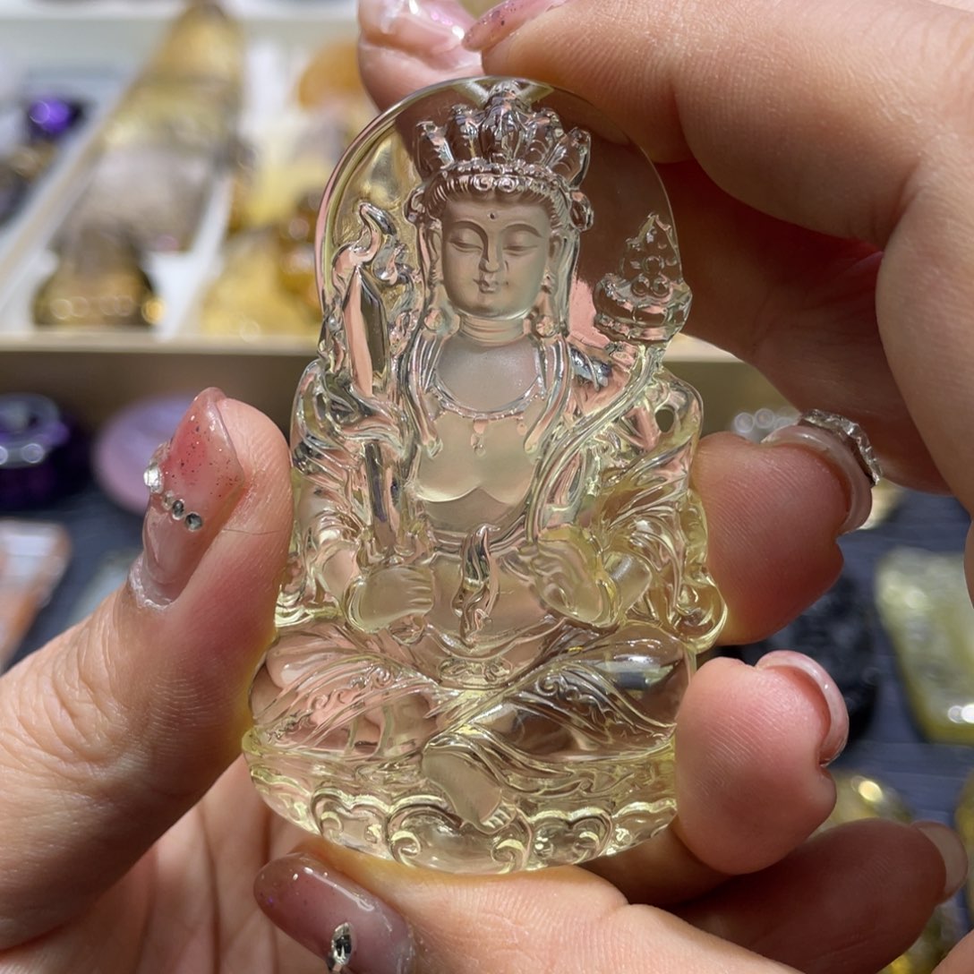 水晶颈饰未镶嵌定制