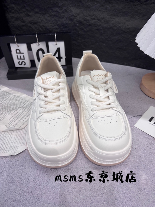 玛莎玛索早秋新款系带休闲百搭女士板鞋