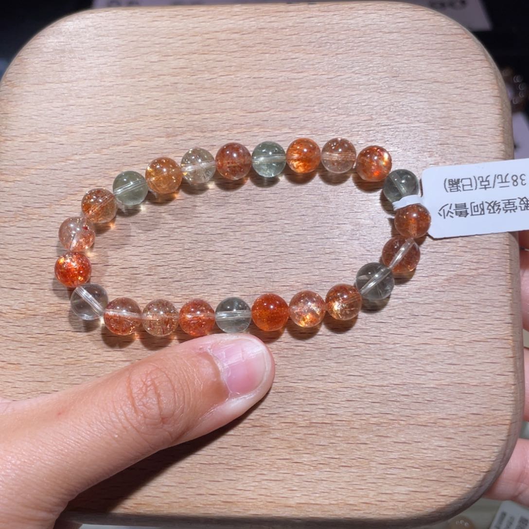 日光石手串未镶嵌84号多样性发货一Q 约8mm