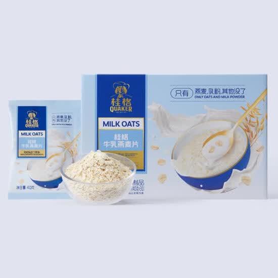 桂格 牛乳蒸燕麦片 1.2kg